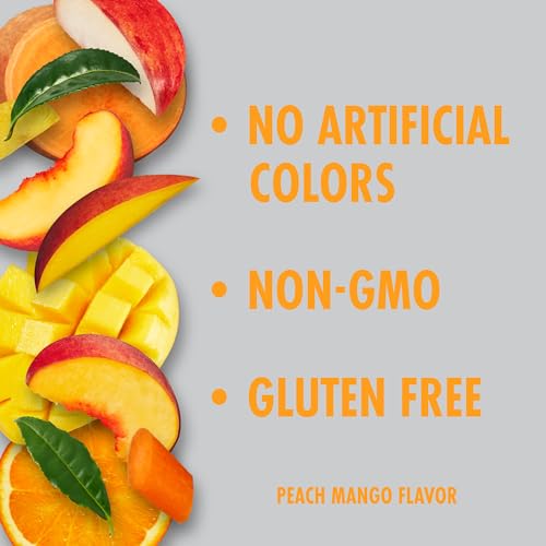 V8 +ENERGY Peach Mango Energy Drink Made with Real Vegetable and Fruit Juices,8 Fl Oz (Pack of 24)