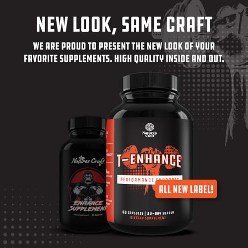 Best Natural Testosterone Booster for Men - Male Enhancement Supplement Estrogen Blocker Energy Pills for Enlargement Muscle Builder Fat Burner and Mood Boost - Male Enhancing Energy Supplement
