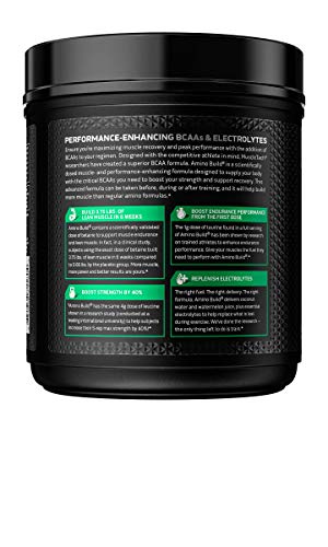 MuscleTech Amino Build: BCAA + Electrolyte Powder | Tropical Twist