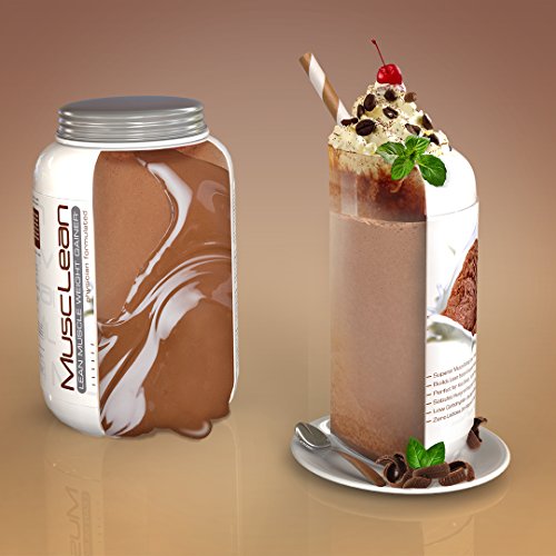 Metabolic Nutrition - Musclean - Milkshake, Whey High Protein Meal Replacement, Maintenance Nutrition, Low Carb, Keto Diet, Digestive Enzymes, Chocolate, 5 Pound (50 ser)