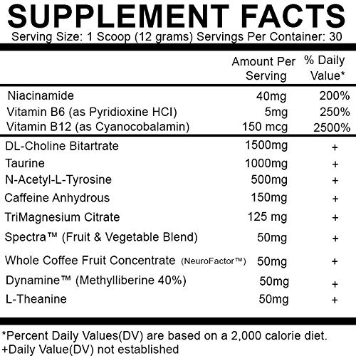 L33T Gaming Powder | Mango Citrus | 30 Servings | 12.7oz | Gaming: Energy + Focus Enhancer