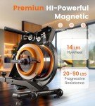 YOSUDA Magnetic Rowing Machine - Foldable Rower with LCD Monitor