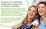 Eatmor Appetite Stimulant | Weight Gain Pills for Men and Women | Natural Hunger Boosting Orxegenic Supplement | VH Nutrition | 120 Capsules | 30 Day Supply