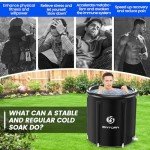 XL Ice Bath Tub for Athletes - 106 Gallons