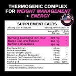 Weight Loss Pills for Women [ #1 Diet Pills That Work Fast for Women ] The Best Fat Burners for Women - This Thermogenic Fat Burner is a Natural Appetite suppressant & Metabolism Booster Supplement