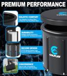 XL Portable Ice Bath Tub for Athletes - 35.5" x 29.5