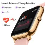 KALINCO Smart Fitness Watch with Heart Rate Monitor