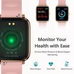 KALINCO Smart Fitness Watch with Heart Rate Monitor