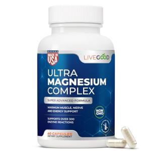 LiveGood Ultra Magnesium Complex for Muscle Recovery