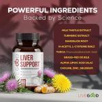 LIVEGOOD Liver Support Supplement with Milk Thistle