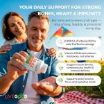 LIVEGOOD™ Vegan Vitamin D3 + K2 Support Capsules