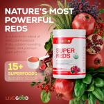 LIVEGOOD Organic Super Reds - Vegan Superfood Blend