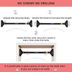 LADER Doorway Pull Up Bar - Home Gym Workout