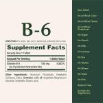 Nature's Bounty Vitamin B6 Tablets for Energy 100 Ct