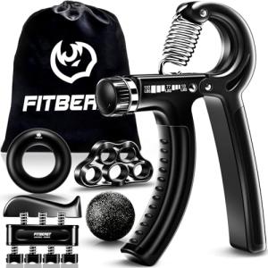 FitBeast Adjustable Hand Grip Strengthener Kit - 5 Pack