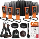 175lb Resistance Bands with Handles and Accessories