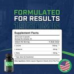 Sheer BCAA Branched Chain Amino Acids Supplement, Muscle Building Post Workout, 90 BCAA Capsules, 30 Day Supply