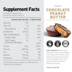 Kaged Chocolate Peanut Butter Casein Protein Powder