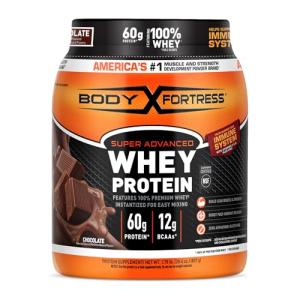 Body Fortress 100% Whey Protein Powder, Chocolate