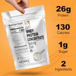 Unflavored 100% Whey Protein Concentrate, 1.25 lb