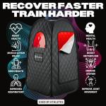 Portable Sauna Pod with Steamer and LED Light