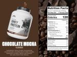 Levels Grass Fed 100% Whey Protein, No Hormones, Chocolate Mocha, 5LB