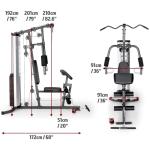 Marcy MWM-988 Multifunction Home Gym with 150lb Weight