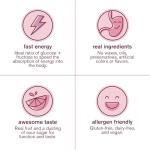 SKRATCH LABS Sport Energy Chews, Raspberry (10 pack) - Natural, Developed for Athletes and Sports Performance, Gluten Free, Dairy Free, Vegan