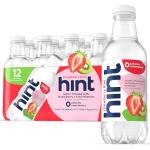 Hint Water Strawberry-Kiwi ,Pure Water Infused with Strawberry and Kiwi, Zero Sugar, Zero Calories, Zero Sweeteners, Zero Preservatives, Zero Artificial Flavors,16 Ounce Bottles , (Pack of 12)