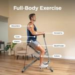 Sunny Health & Fitness Squat Assist Row-N-Ride™ Trainer