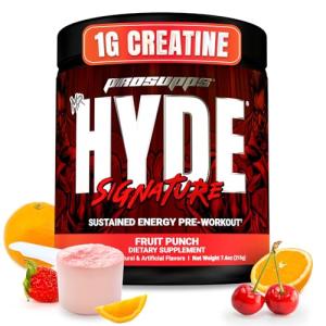 ProSupps? Mr. Hyde? Signature Pre-Workout Energy Drink ? Intense Sustained Energy, Focus & Pumps with Beta Alanine, Creatine, Nitrosigine & TeaCrine (30 Servings, Lollipop Punch)