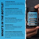 ONNIT Shroom TECH Sport (28ct) | All Natural Pre-Workout Supplement with Ashwagandha, Cordyceps Mushroom, and Rhodiola Rosea
