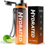 32 oz Motivational Water Bottle for Fitness Enthusiasts