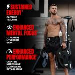 PROSUPPS Mr. Hyde Signature Pre Workout with Creatine, Beta Alanine, TeaCrine and Caffeine for Sustained Energy, Focus and Pumps - Pre-Workout Energy Drink for Men and Women (Blue Razz, 30 Servings)