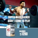 Dymatize Super Mass Gainer Protein Powder, 1280 Calories & 52g Protein, Gain Strength & Size Quickly, 10.7g BCAAs, Mixes Easily, Tastes Delicious, Gourmet Vanilla, Gourmet Vanilla, 6 Pound (Pack of 1)