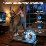 Niceday Elliptical Machine, Cross Trainer with Hyper-Quiet Magnetic Driving System, 16 Resistance Levels, 400LB Weight Limit