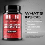 Testosterone Booster for Men - Estrogen Blocker - Supplement Natural Energy, Strength & Stamina - Lean Muscle Growth - Promotes Fat Loss - Increase Male Performance (1 Bottle) 90 Capsules/Pills