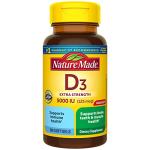 Nature Made Extra Strength Vitamin D3 Softgels 180 Count