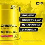 Cellucor C4 Original Fruit Punch Pre Workout Powder