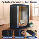 SereneLife 2-Person Portable Home Steam Sauna