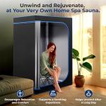 SereneLife 2-Person Portable Home Steam Sauna