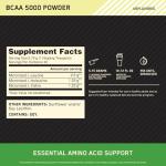 Unflavored BCAA Powder – 5000mg, 60 Servings