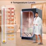 SereneLife Portable Infrared Steam Sauna Tent