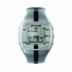 Polar FT4 Heart Rate Monitor Watch - Silver/Black