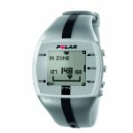 Polar FT4 Heart Rate Monitor Watch - Silver/Black