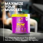 EBOOST Natural Pre Workout Powder - Berry Melon Fizz