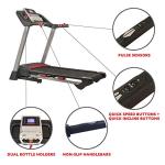 Sunny Health & Fitness Folding Treadmill with Incline