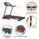 Sunny Health & Fitness Folding Treadmill with Incline