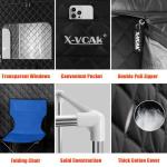 Portable 2-Person Steam Sauna Tent with Chairs