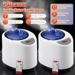 Portable 2-Person Steam Sauna Tent with Chairs